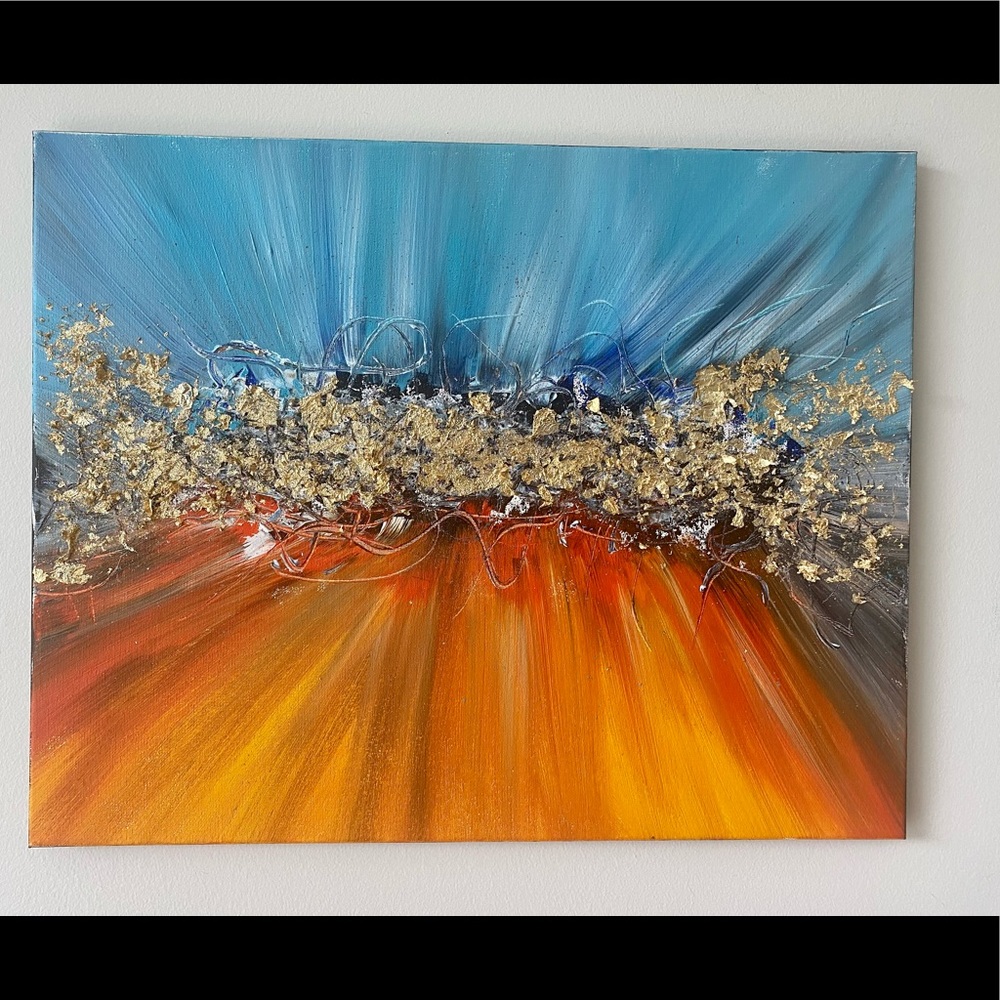 Deep within abstract painting